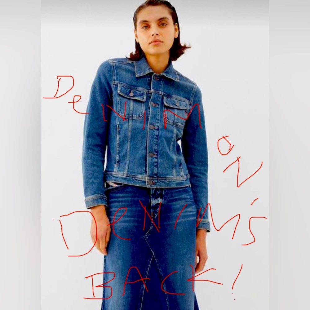 Get inspired…I have a few pieces of denim!!  Love denim on denim and it’s back!